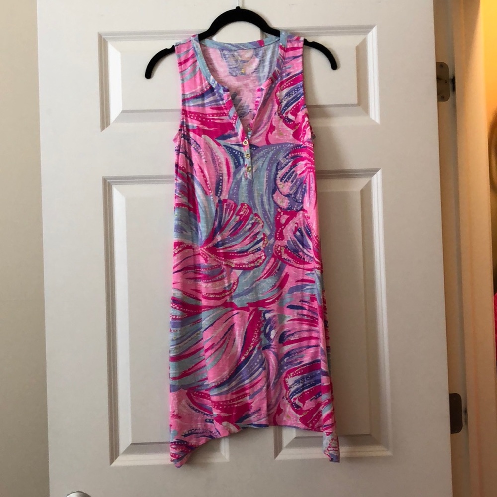 Lilly Pulitzer sleeveless dress Oh My Guava XXS